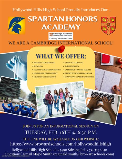 Flyer Honors Academy 